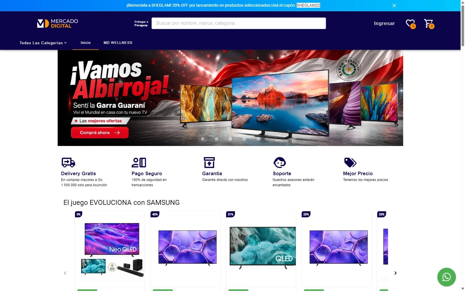 Ecommerce de Mercado Digital desarrollado por RügerTek