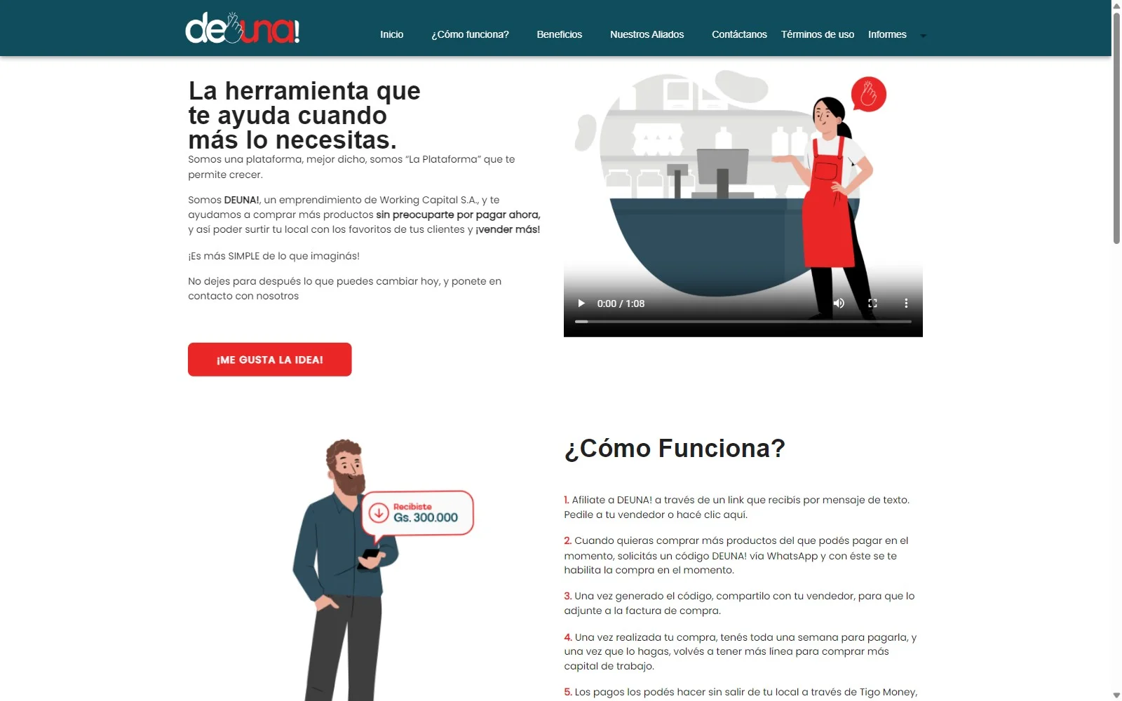 Plataforma DEUNA! de Working Capital