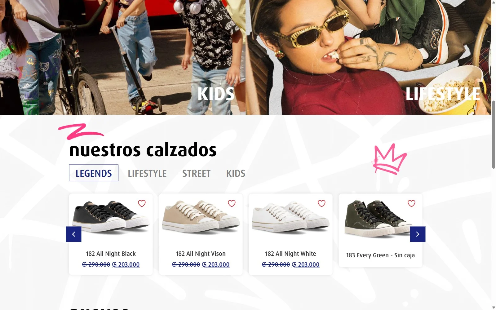 Catálogo de johnfoos.com.py